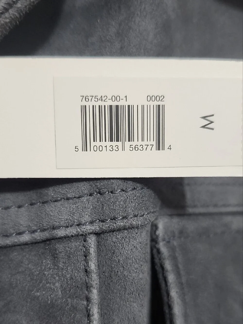 Banana Republic Men's Charcoal Gray Suede Shirt Jacket